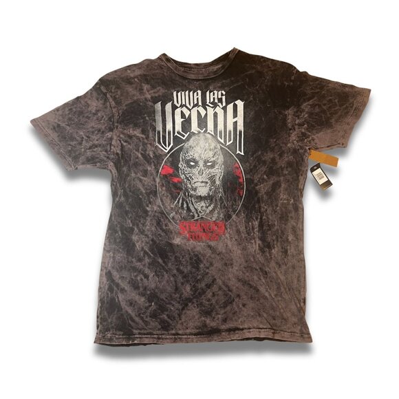 Stranger Things Viva Las Vecna Graphic T-Shirt L Netflix Official Merch 100% Cot - Picture 2 of 7